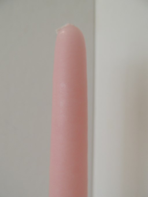 Bougie conique Rose pastel 2.2x30