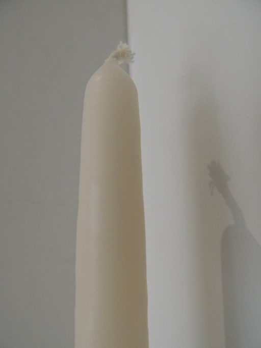 Bougie conique Crème ivoire 2.2x30
