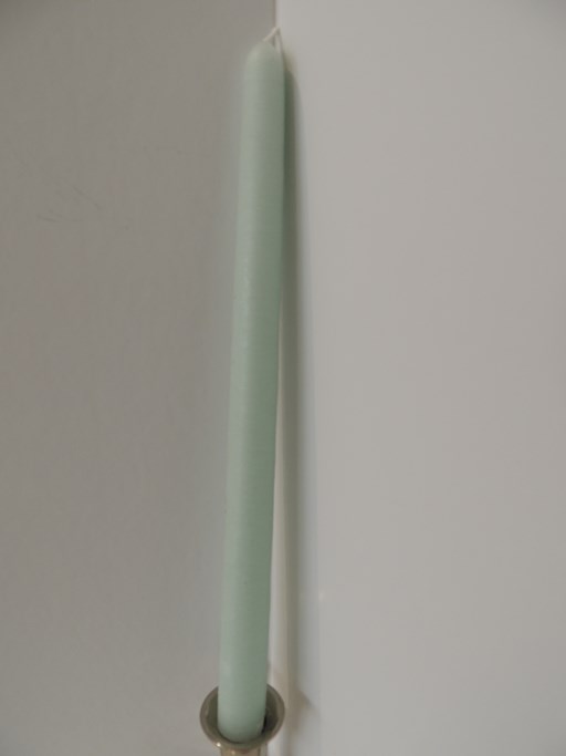 Bougie conique Vert céladon 2.2x30